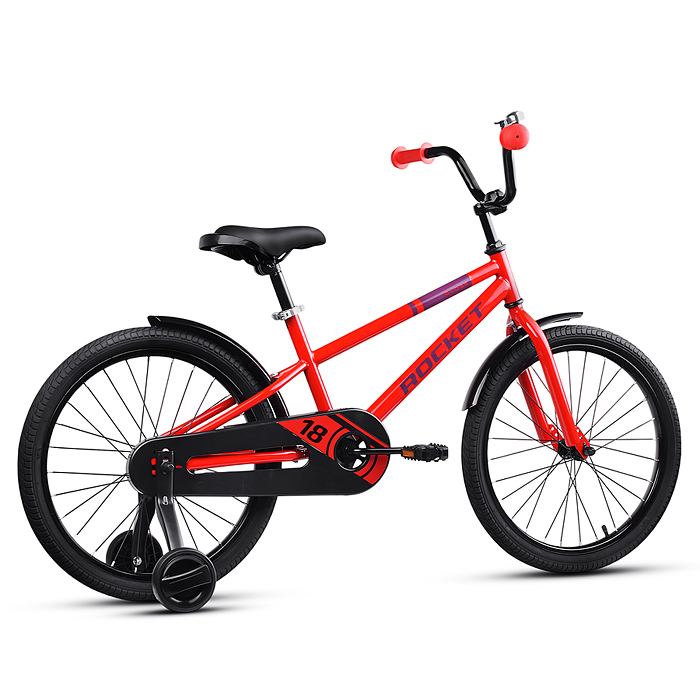 Велосипед 18" Rocket Gloss цвет красный