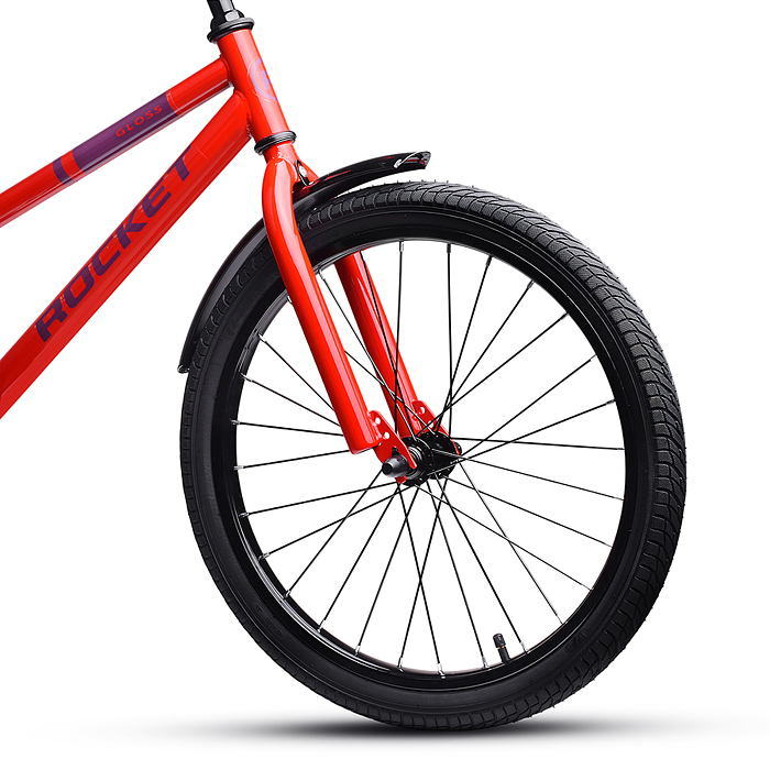 Велосипед 18" Rocket Gloss цвет красный