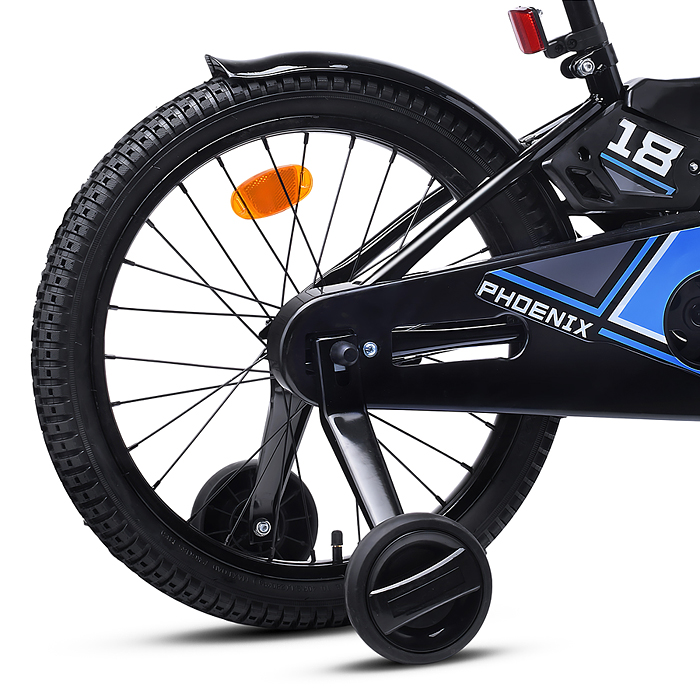 Велосипед 18" Rocket Phoenix, цвет черно/синий