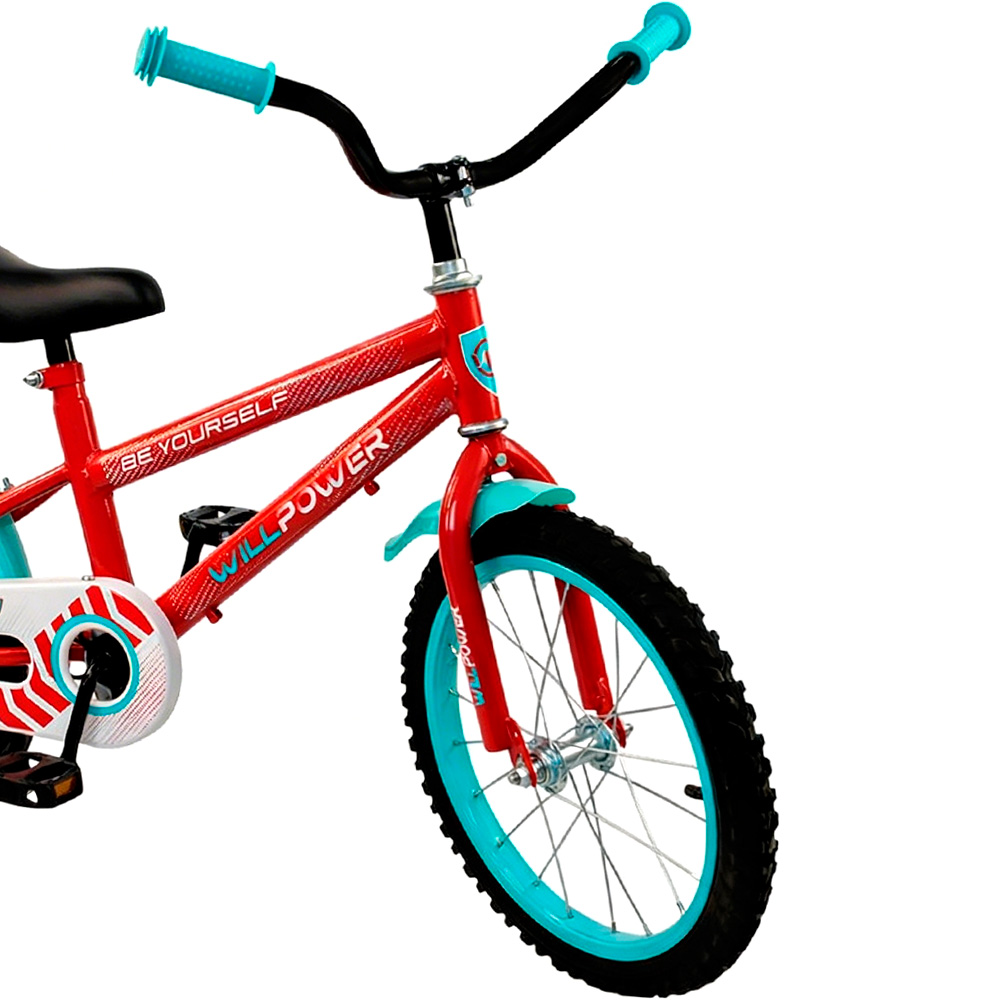Велосипед 16" Willpower красный 358-151