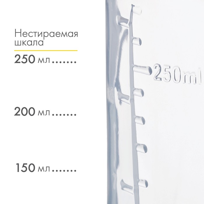 Бутылочка для кормления малыша M&B Жирафик Лило классическое горло с ручками +0 мес