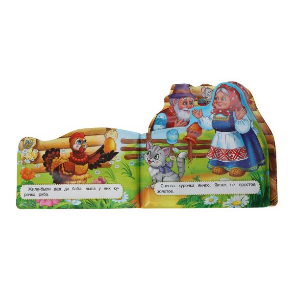 Книжка-пищалка для ванны Умка Курочка ряба 14х14см 8стр 399468