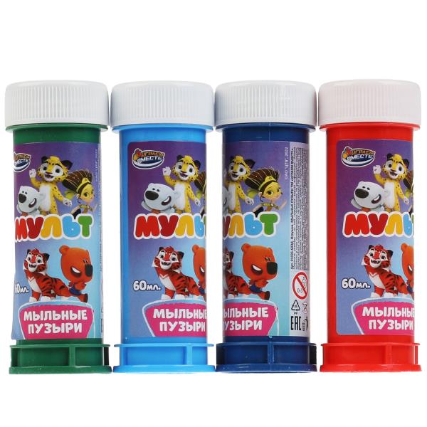 Мыльные пузыри Играем вместе Мульт 60мл уп-36шт 329729