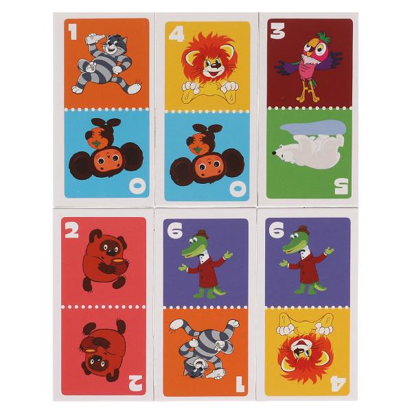 Домино картонное Умные игры Союзмультфильм 350х140х25мм 383178
