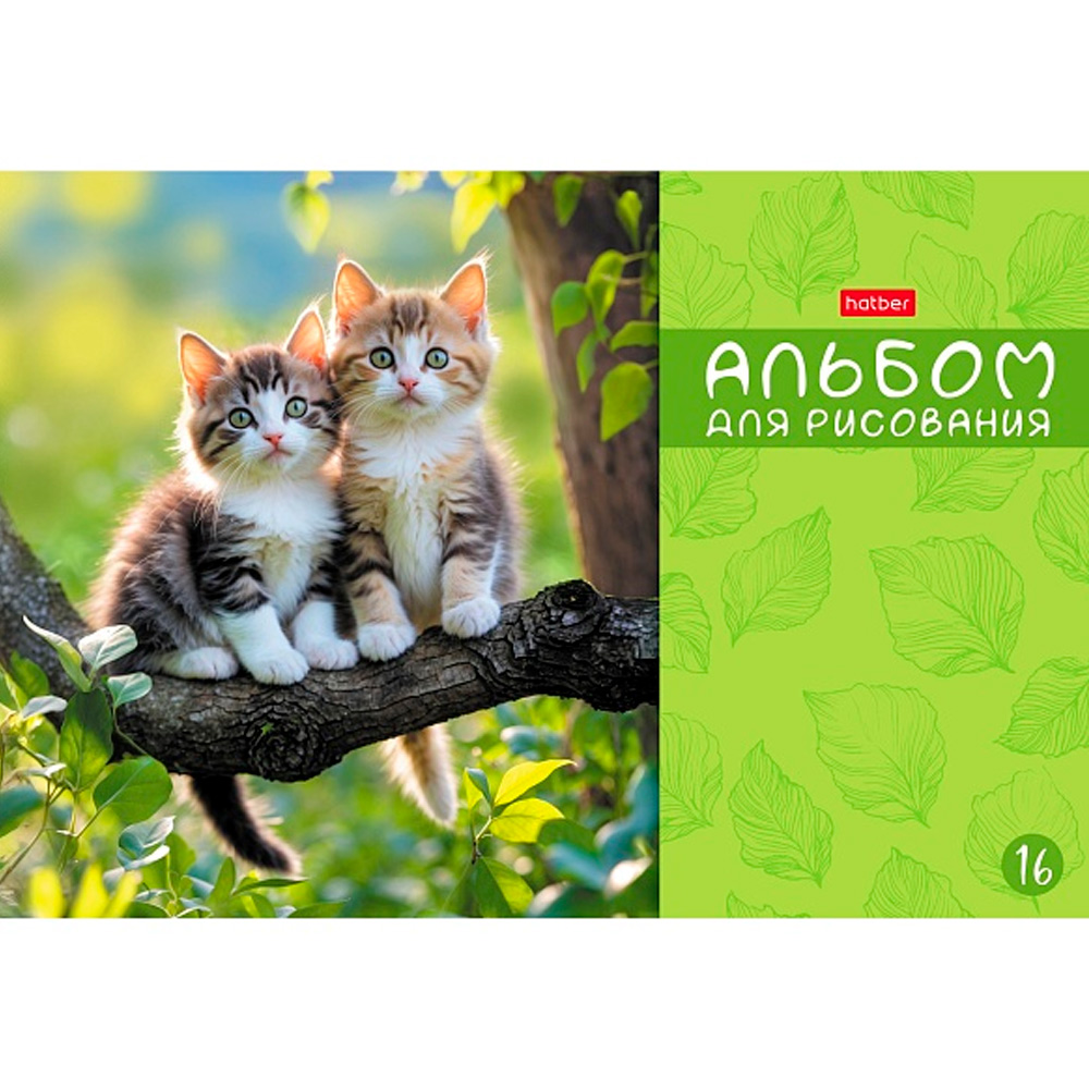 Альбом для рисования 16 л. А4 МяУсы 16А4В Hatber